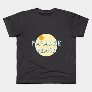 paradise beach Kids T-Shirt